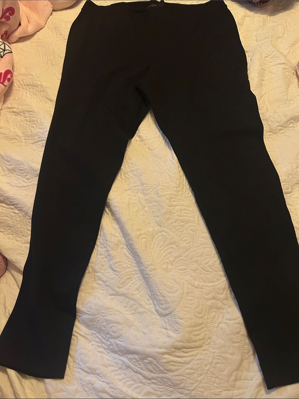 Grace Elements Black Girls' Stretch Leggings